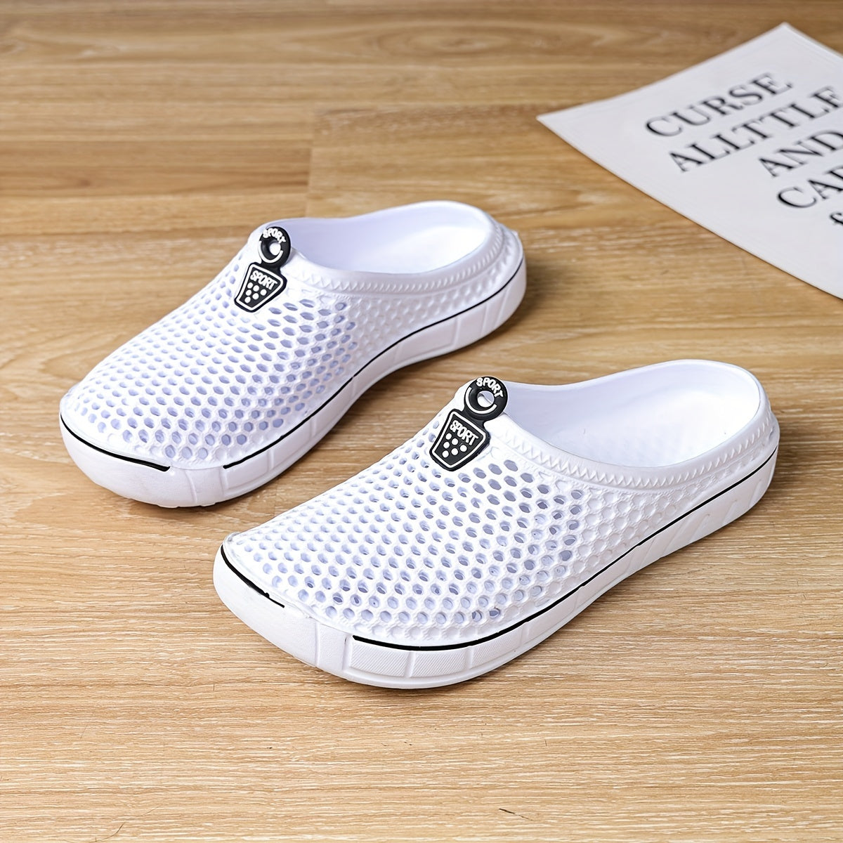 Women's EVA Slip-On Slippers Indoor Outdoor Ventilated Cushioned Shoes