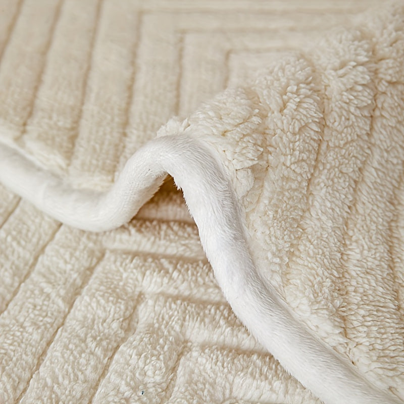 Zamonaviy plush divan qopqog'i, sirpanishga qarshi, itlarga mos, dog'larga chidamli polyester