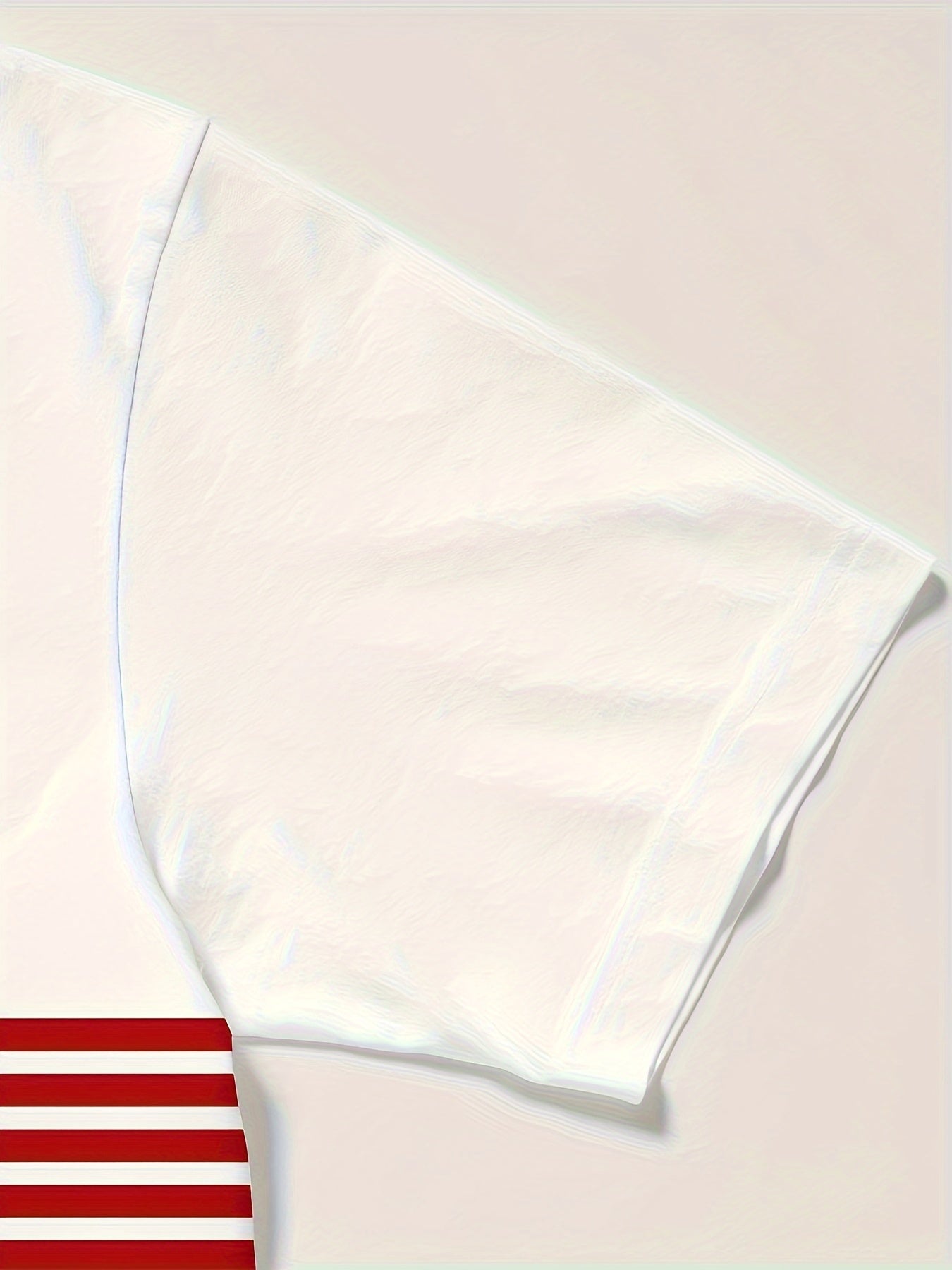 Men's Casual Geometric Pattern Polyester Crew Neck T-Shirt