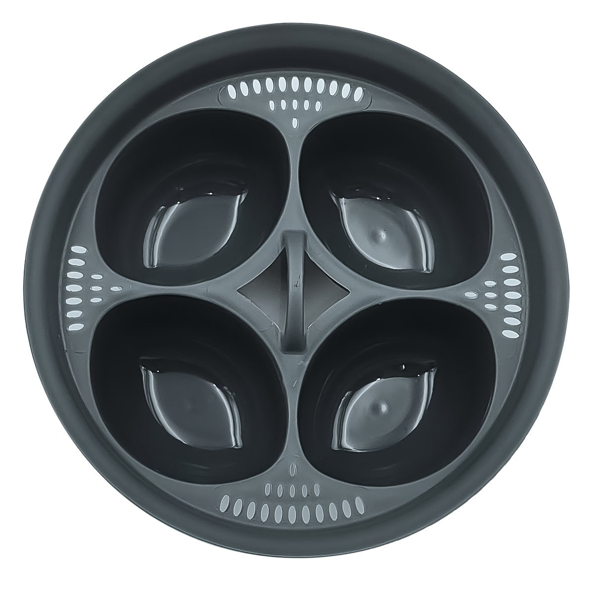 Новый 4-в-1 пароварка для яиц для моделей TM5 и TM6 - изготовлена из пищевого PP, без PFOA и безопасна для посудомоечной машины - идеально подходит для завтраков, закусок и десертов - оснащена многоуровневым дизайном в элегантном черном цвете