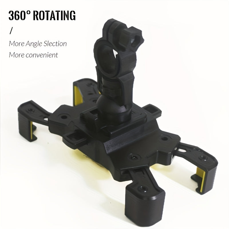 Motorcycle Phone Holder with Automatic Lock Four Claw Handlebar Mount for Bike