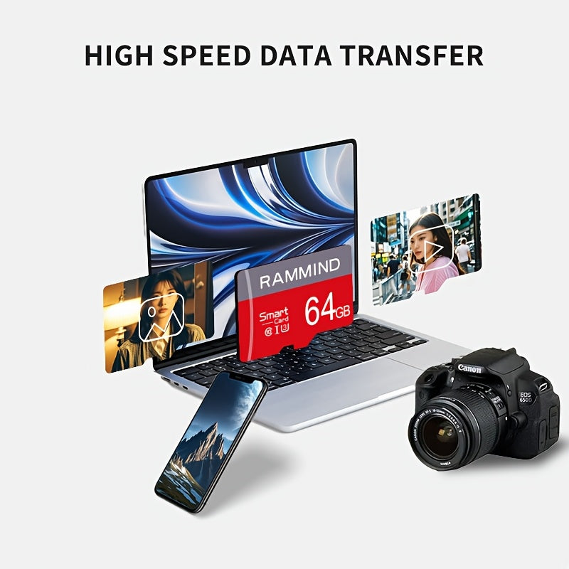 High-Speed Micro SD Card 8GB to 128GB for Smartphones Tablets Cameras