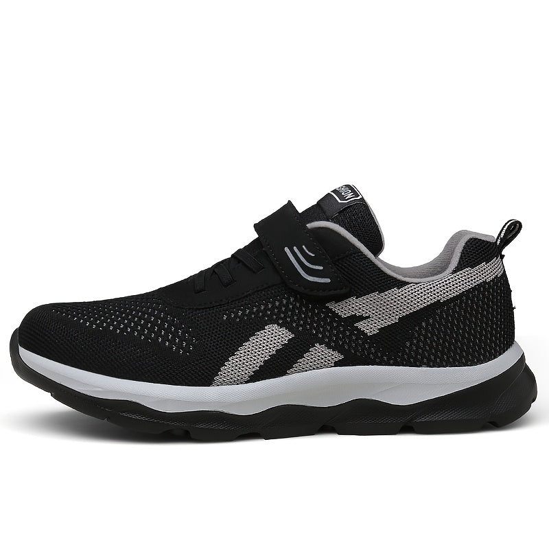Knitted Mesh Casual Sports Shoes Breathable Lightweight Non-Slip Sneakers