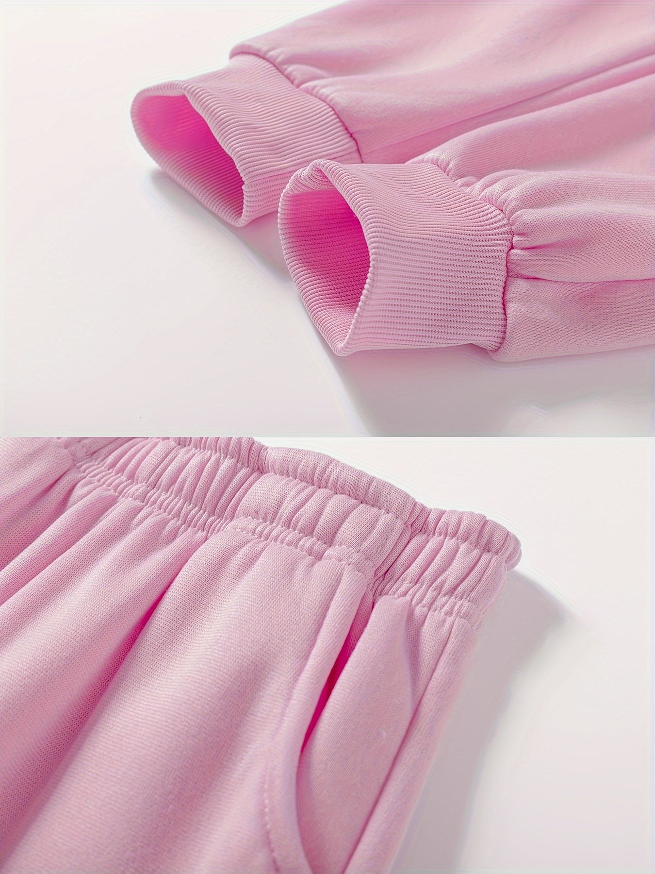 Girls' Hoodie and Sweatpants Set Long Sleeve Fall Winter Polyester Casual Pockets