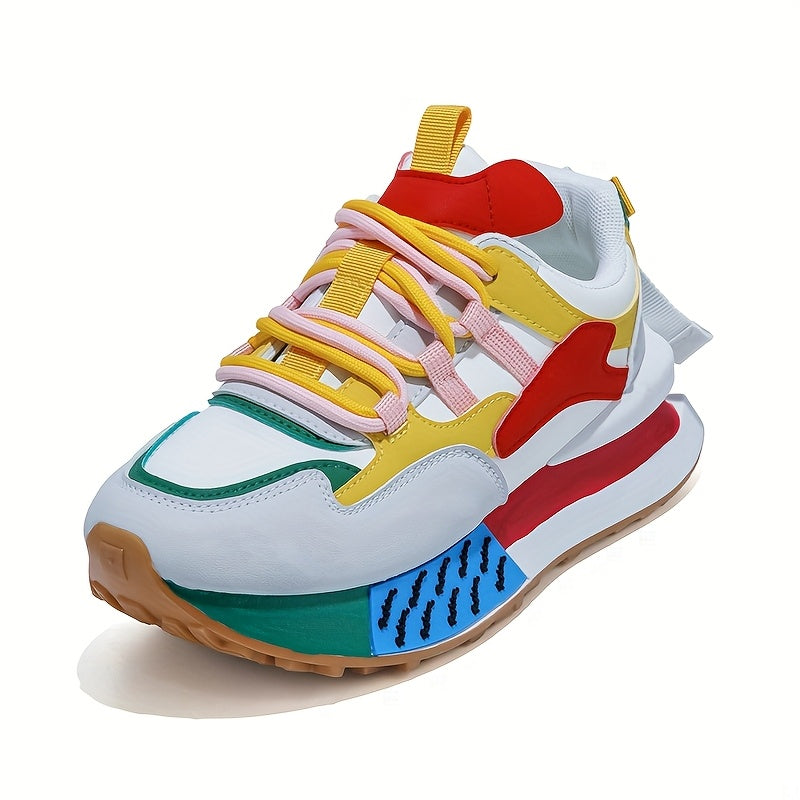 Women's Colorful Casual Sneakers Breathable Fabric Non-Slip Sole