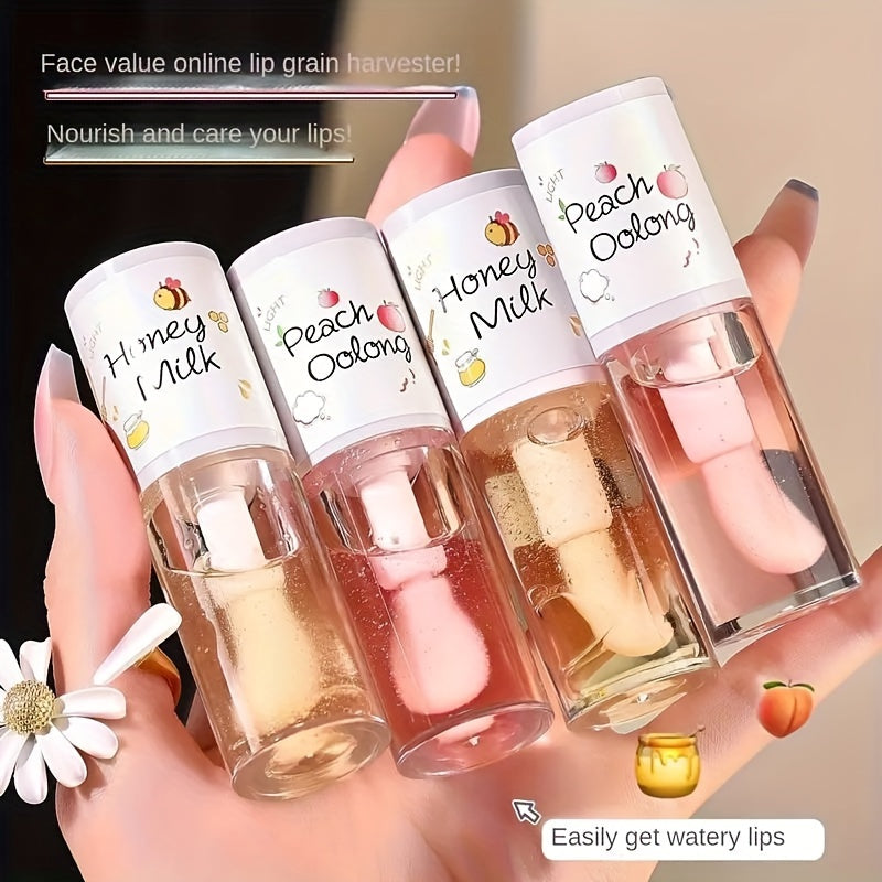 Peach Oolong Lip Balm for Dry Lips Hydrates Nourishes Oily Skin