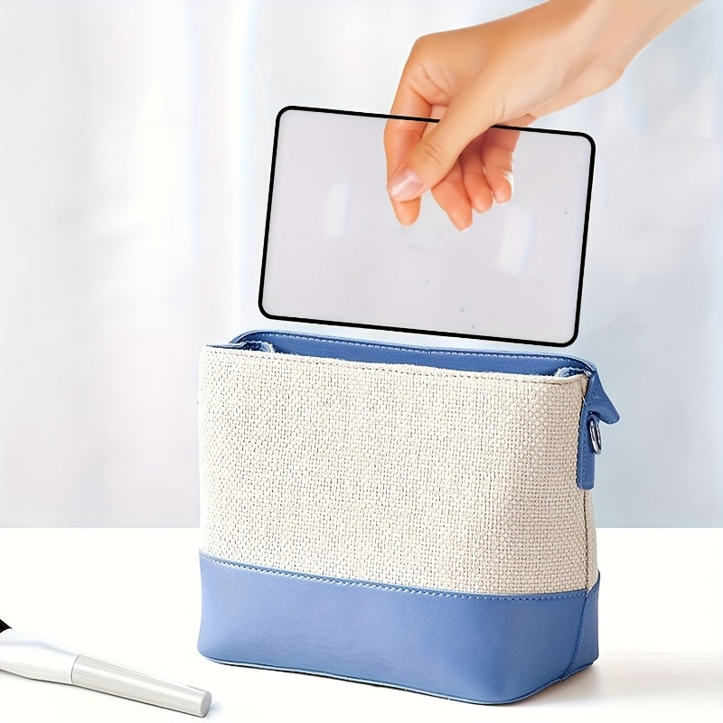 Clear PVC Magnifying Bookmark for Seniors Low Vision Full Page Magnifier