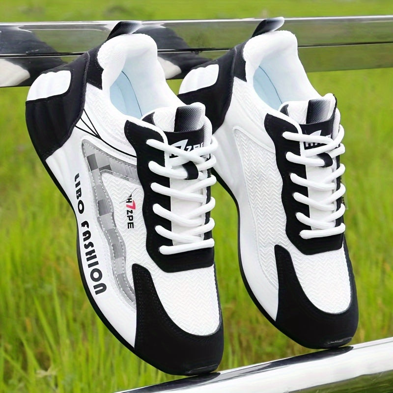 Men's All-Season Non-Slip Lace-Up Running Shoes for Outdoor Workouts