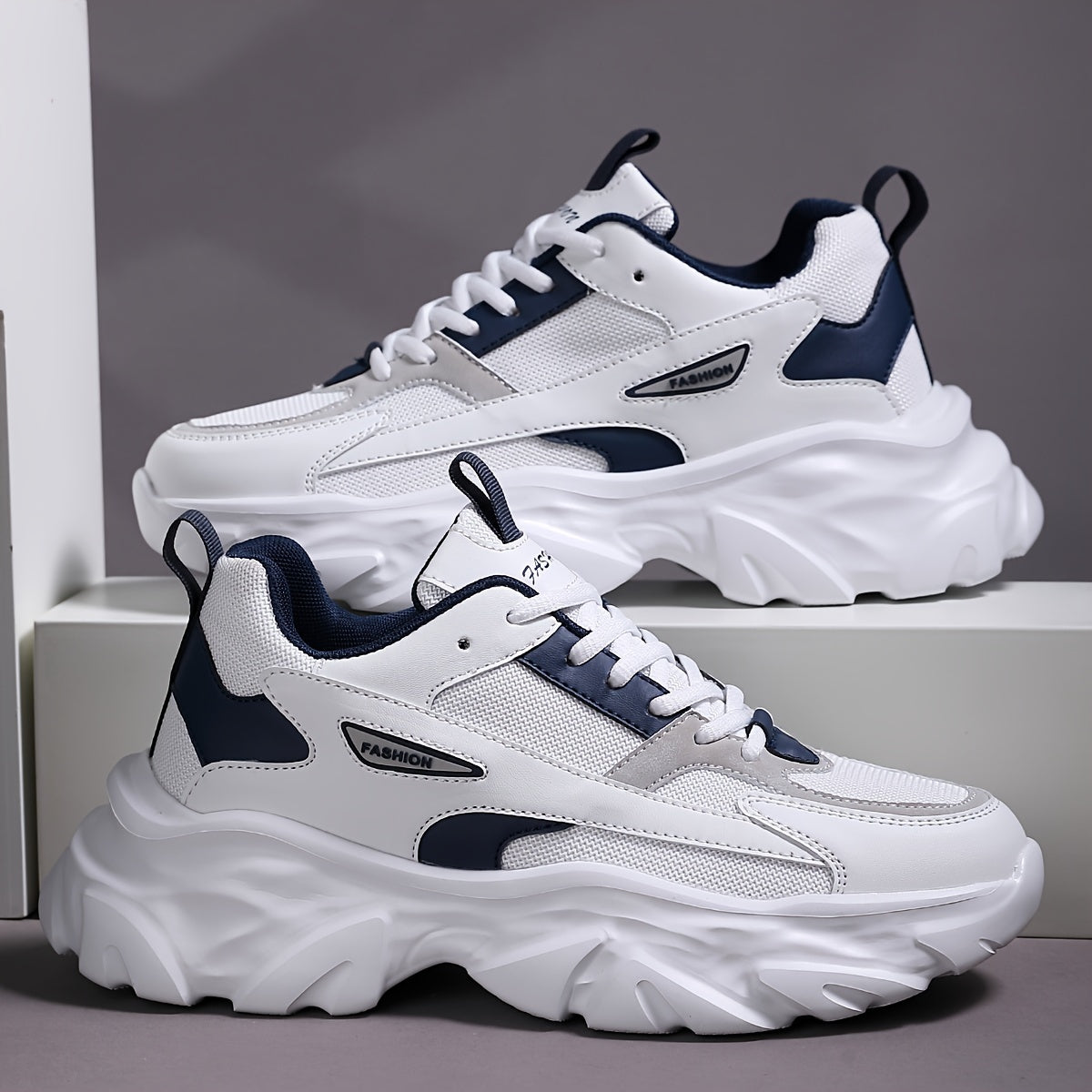 Мужские повседневные кроссовки из дышащей сетки, низкий топ, подошва из ЭВА, шнуровка, уличный стиль