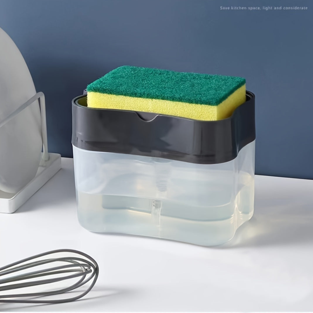 Automatic Soap Dispenser and Caddy with Mercury-Free Material and Manual Lotion Dispenser