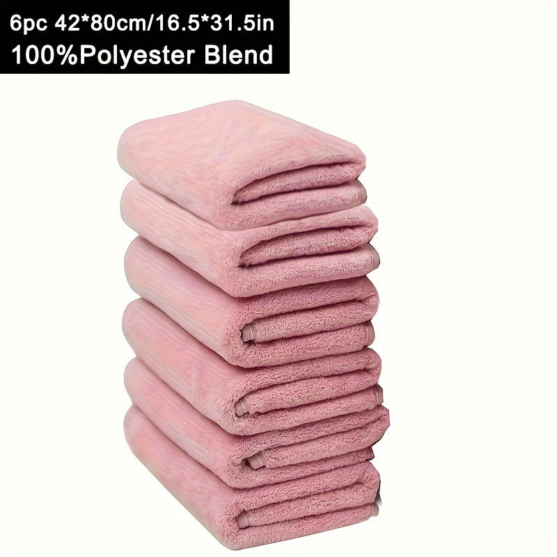 Set of 6/8/10 Ultra Soft Absorbent Cotton Hand Towels for Bathroom Gym Shower Spa