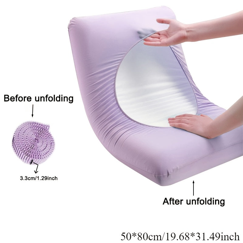 Set of 2 Breathable Machine Washable Pillowcases for Standard Pillows for Travel Hotels and Salons