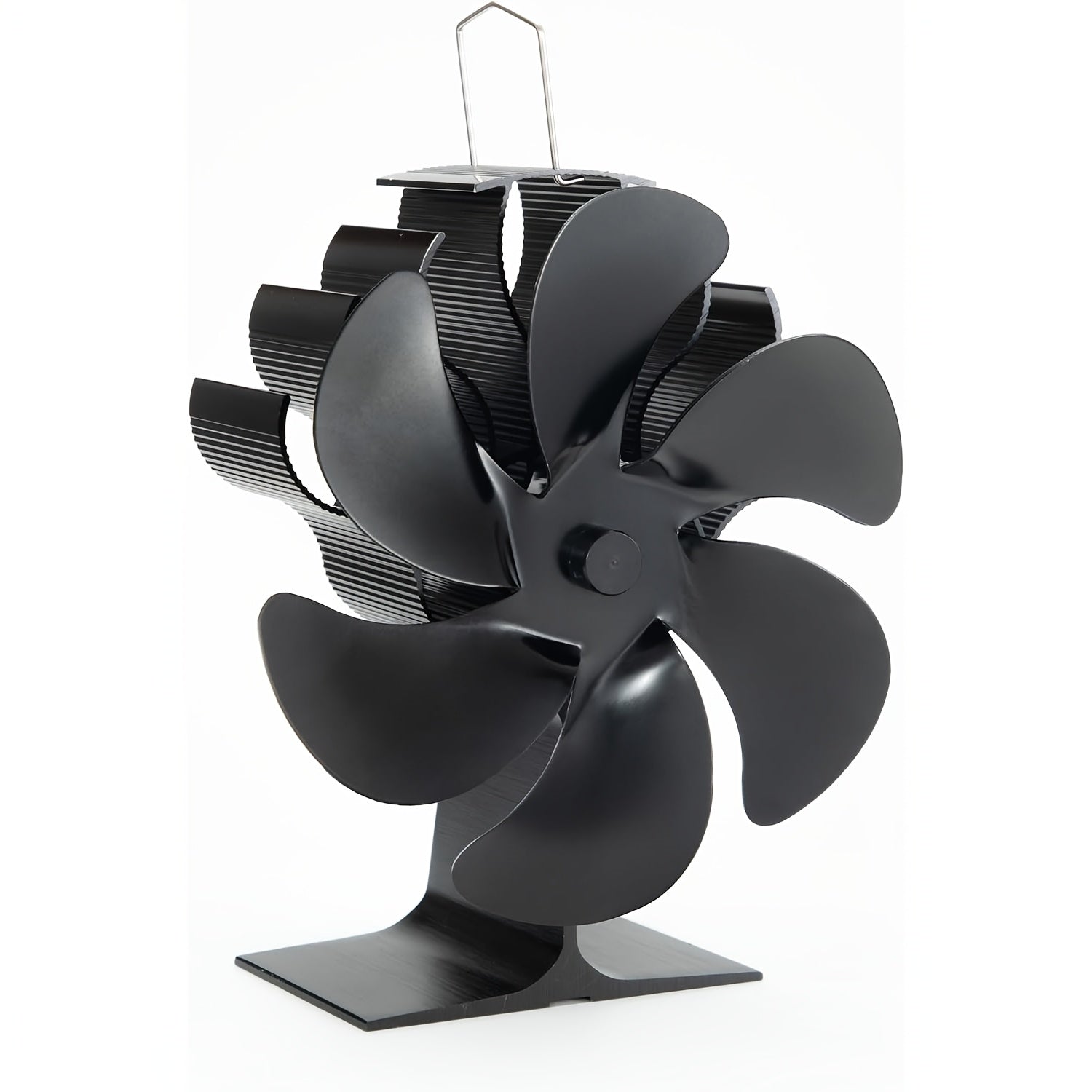 6-Blade Wall Heater Fan for Room Heating with Adjustable Speed