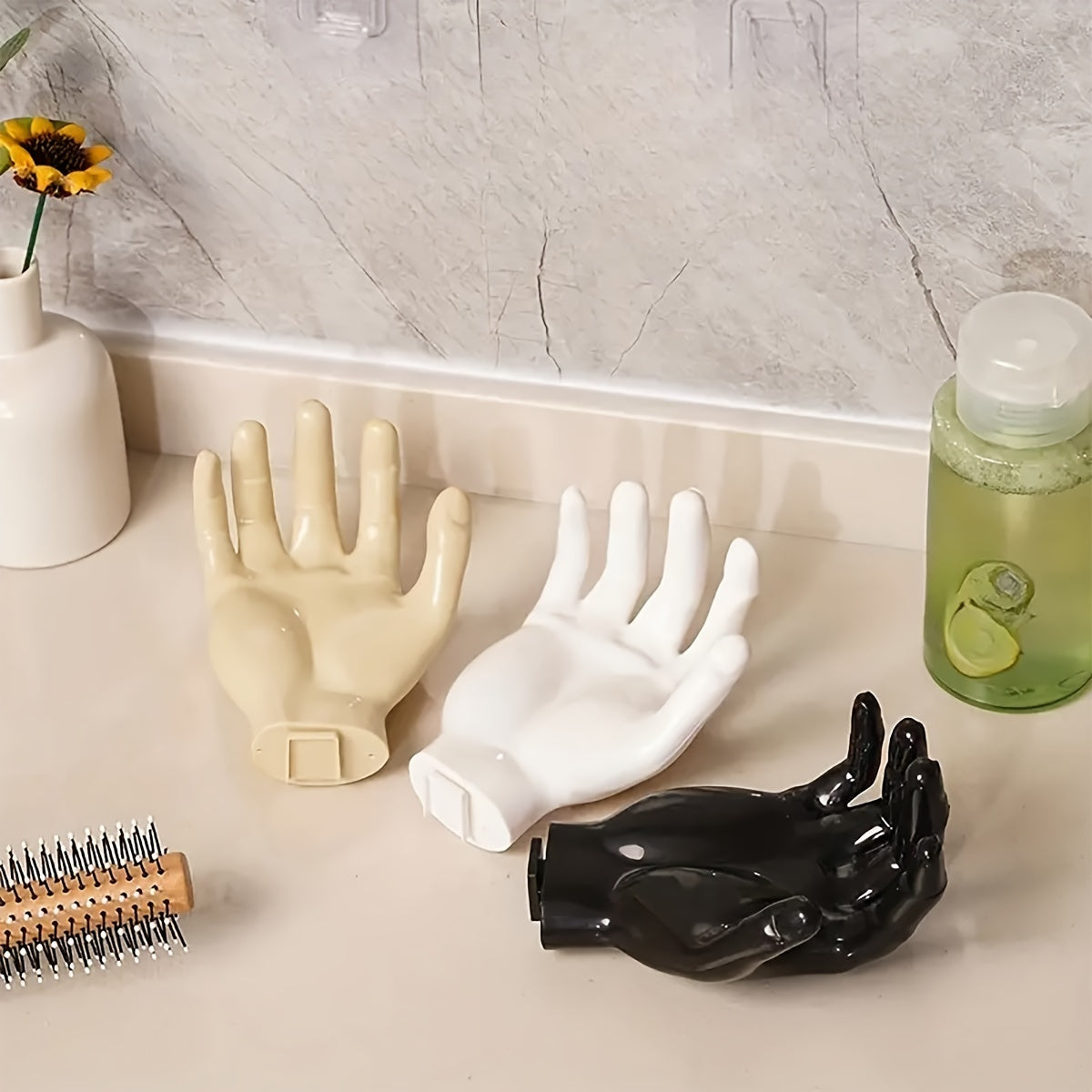 Gancho de pared con adhesivo fuerte para llaves, auriculares y almacenamiento en el baño