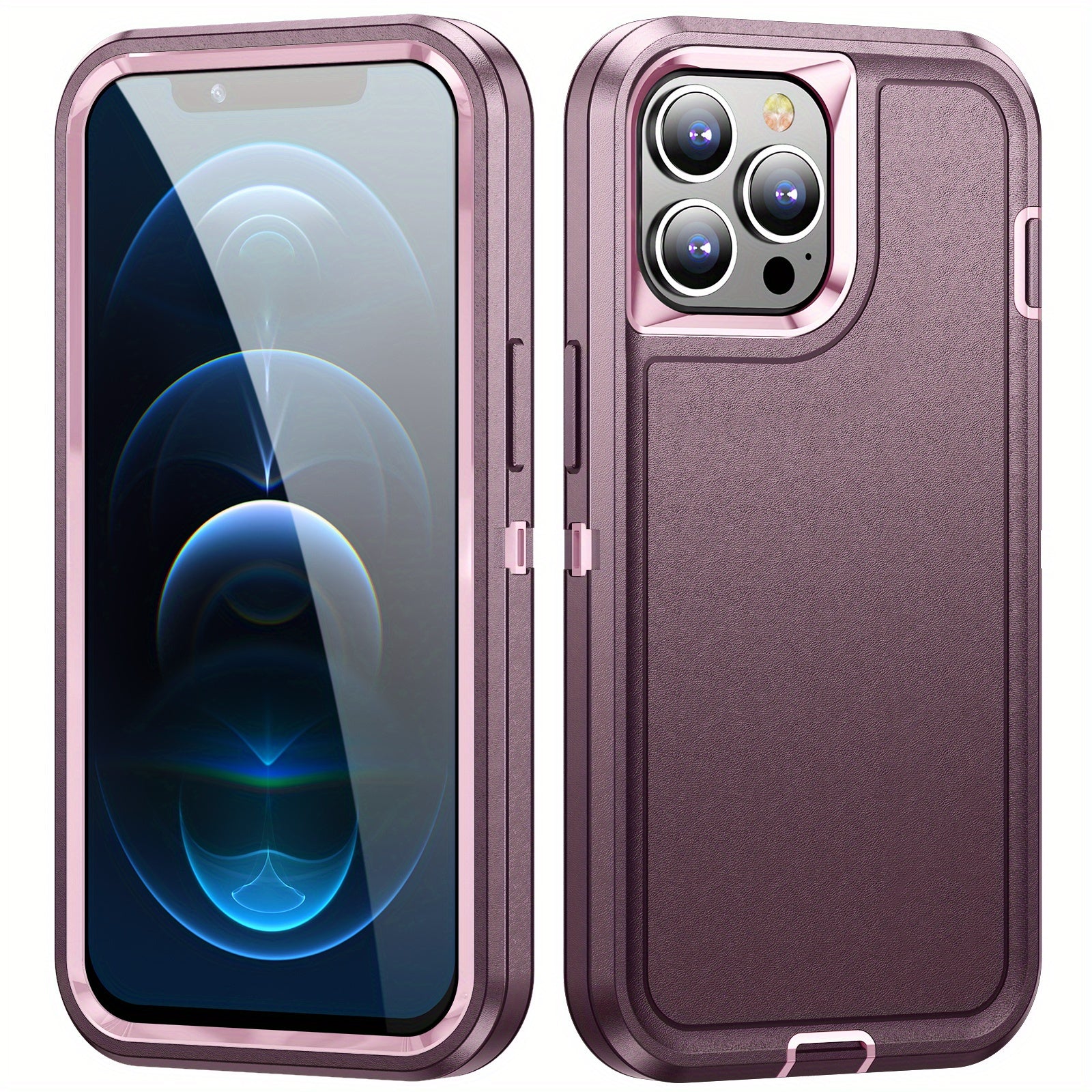 Shockproof TPU PC Phone Case for iPhone 14 13 12 8 with Air Cushion Protection