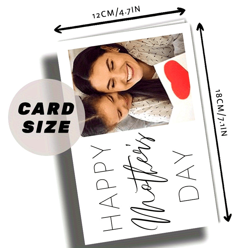 Personalized Mother's Day Photo Card for Mom from Sons and Daughters