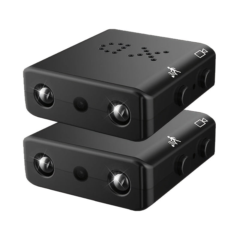 Mini Full HD Security Cameras with IR Night Vision Motion Detection Rechargeable Battery Loop Recording for Home Office