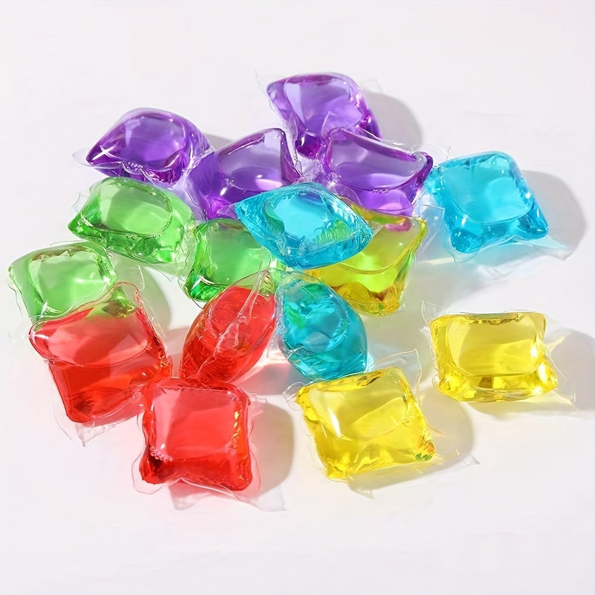 Pelotas de lavado 25/50/80/120 con fragancia duradera, detergente para ropa de PET de alta eficiencia y sin cloro