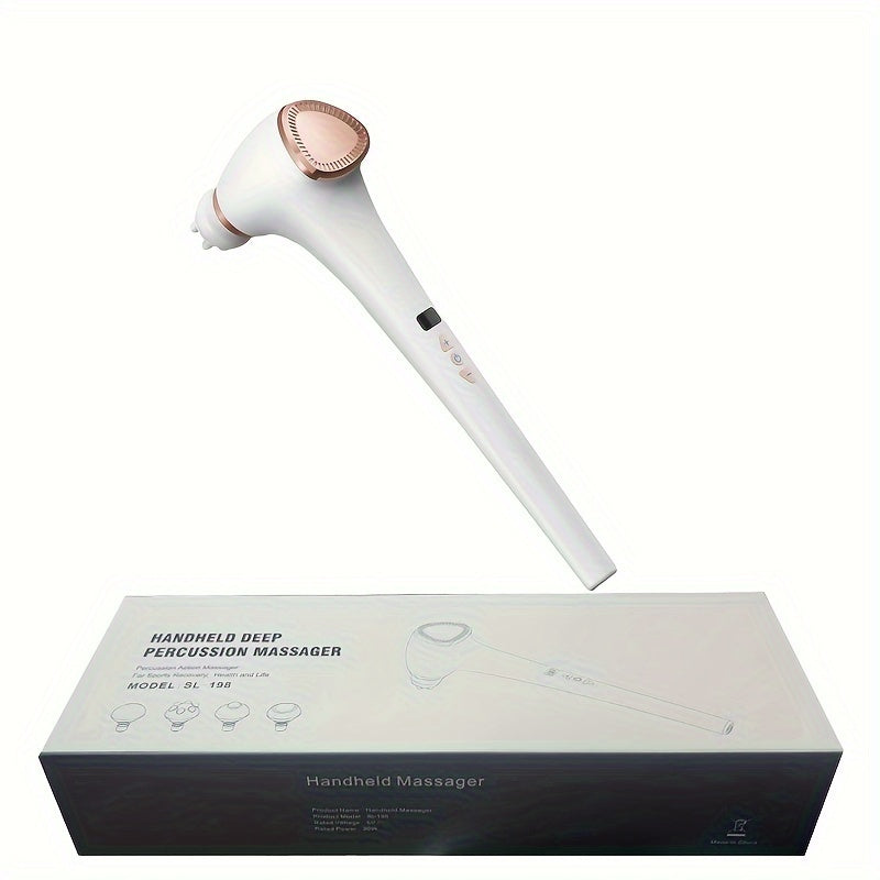 Handheld Electric Massager with 9 Intensity Levels 7 Modes USB Rechargeable Lithium Battery