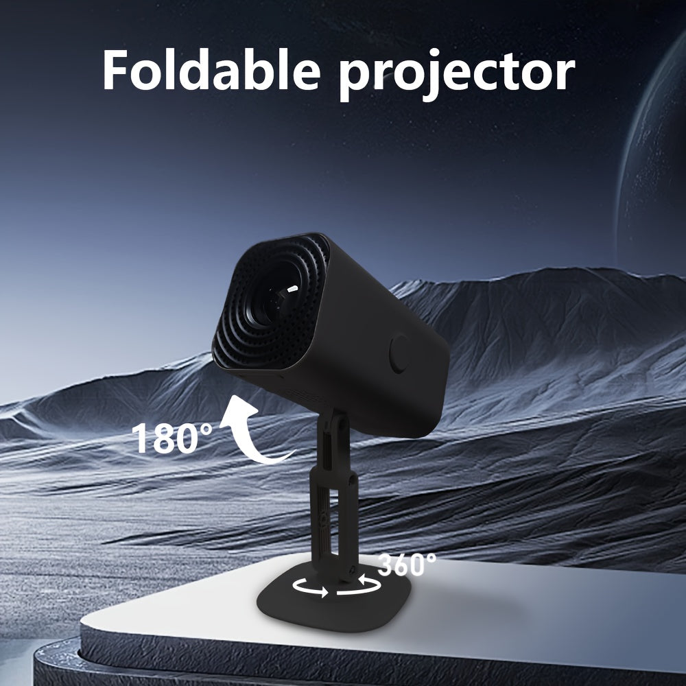 Portable HD Projector 720P Support 1080P Wi-Fi USB SD Card for Home Office
