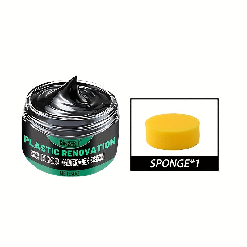 Car Interior Black Revitalizer Plastic Repair Cream for Dashboard and Tires