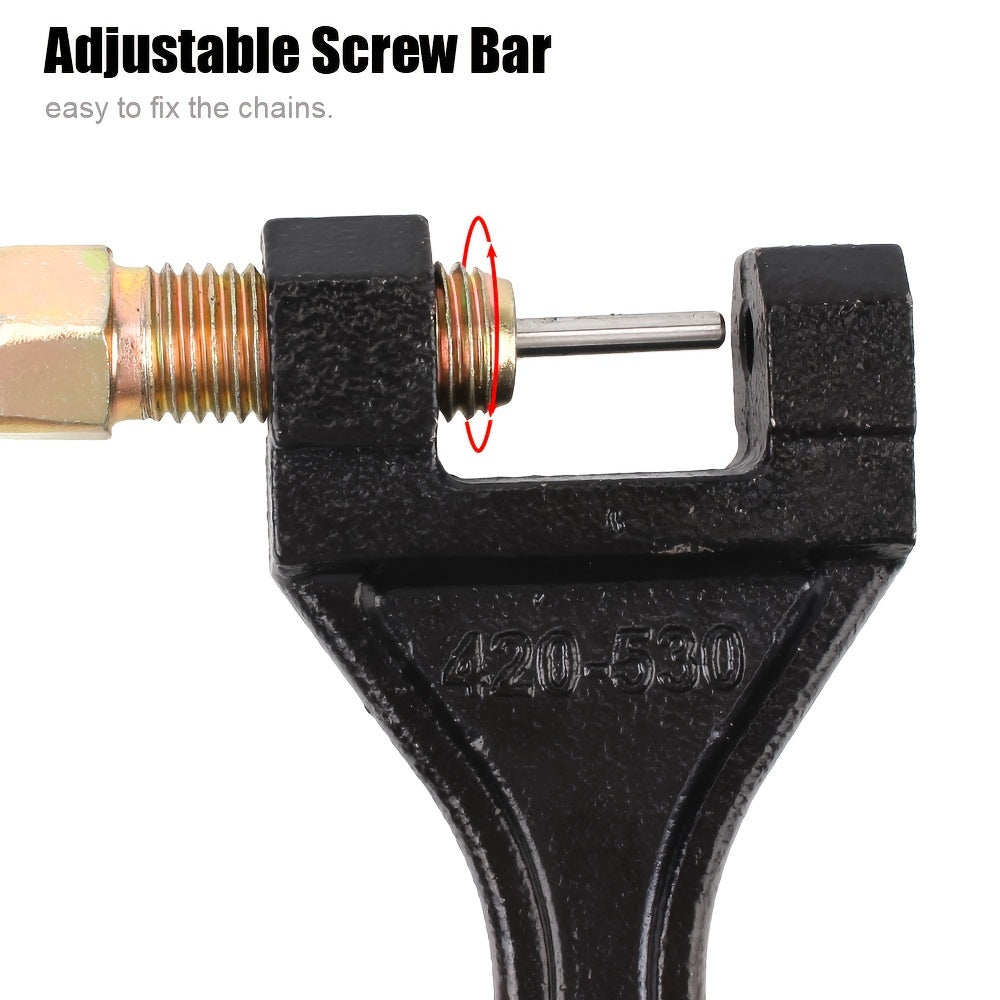 Motorcycle Bike Chain Breaker Cutter Carbon Steel Spanner Repair Tool