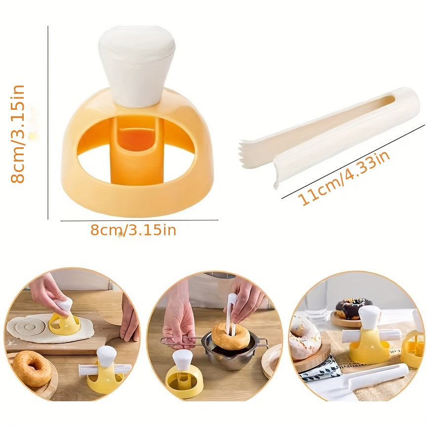 Donut Cutter & Maker for Perfect Desserts Non-Stick Reusable Tool Kitchen Gadget