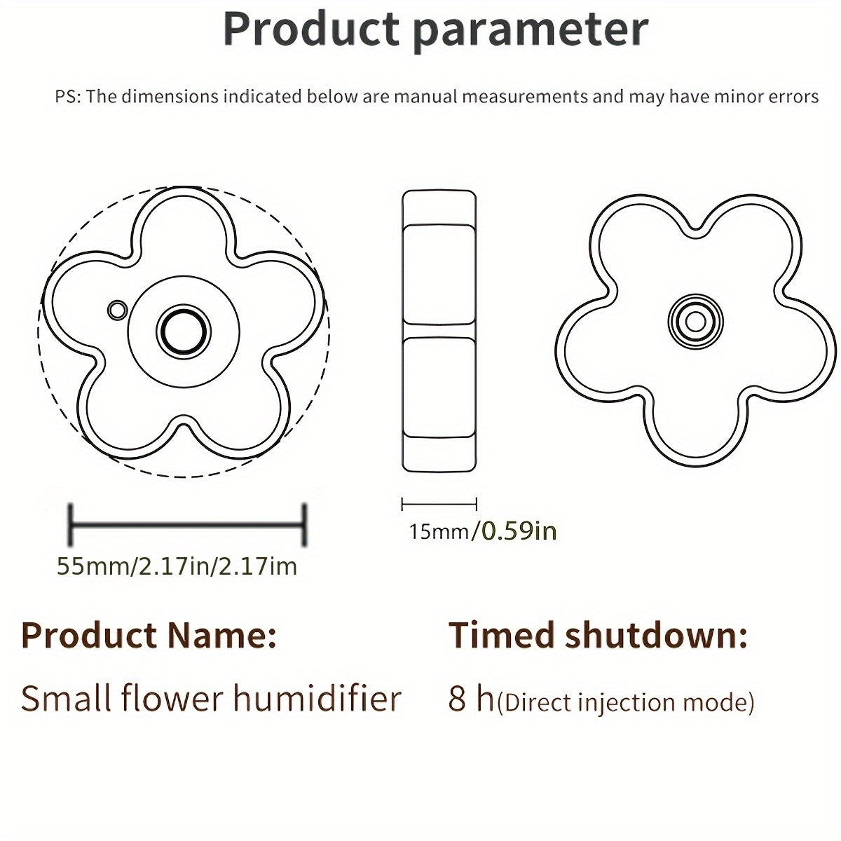 Мини-увлажнитель USB портативный для лица для дома, офиса, автомобиля