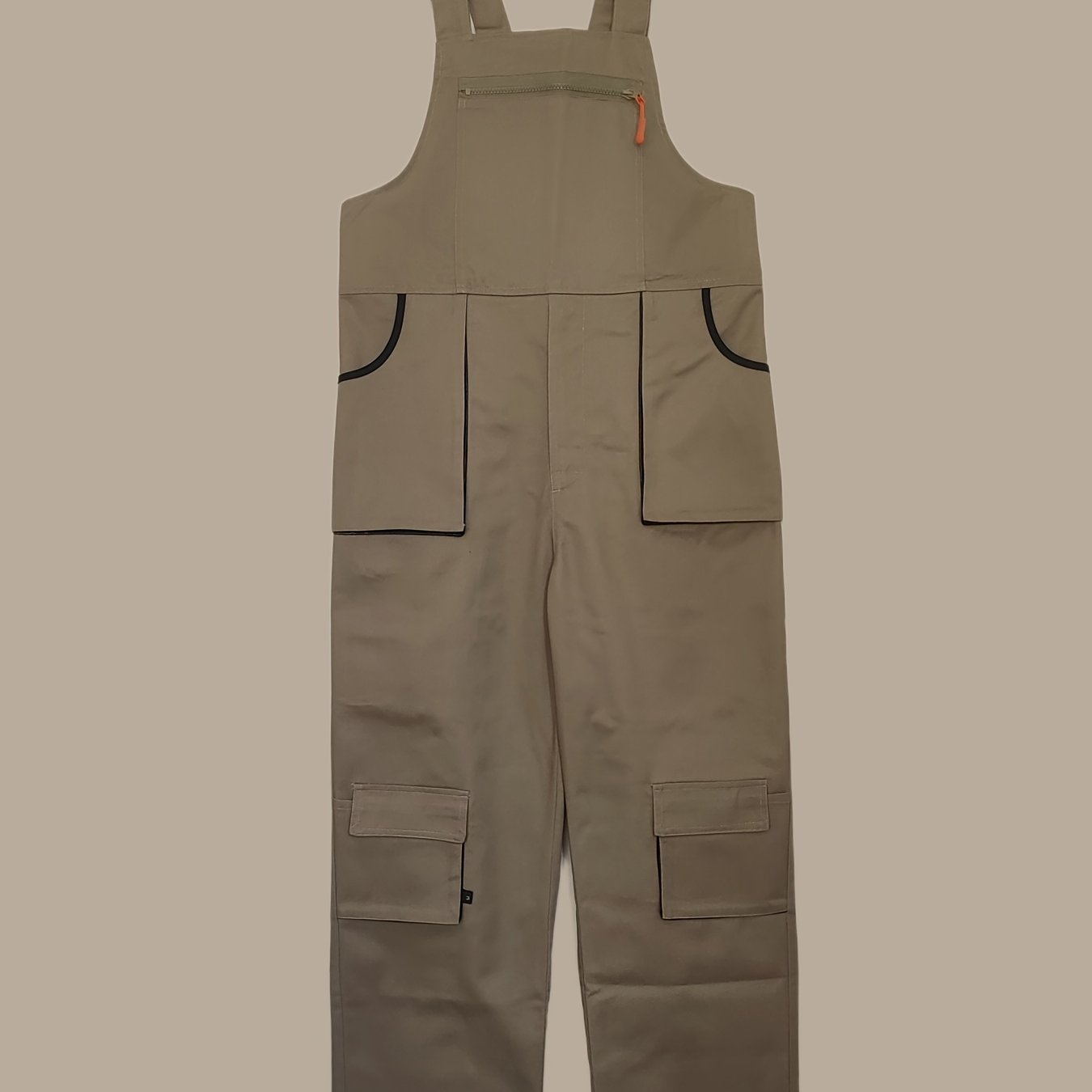 Men's Sleeveless Work Overalls Polyester Casual Multi Pocket All-Season