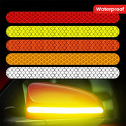 Motorcycle Anti-Collision Tape Set Waterproof Rearview Mirror Stickers