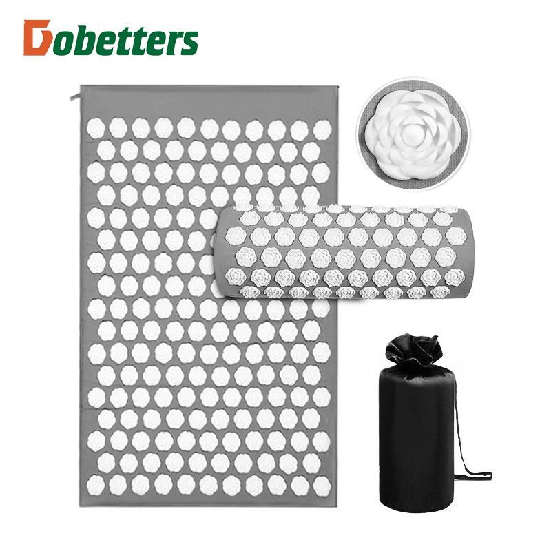 68x42cm Acupuncture Massage Mat Yoga Mat Acupoint Therapy Pillow for Pain Relief