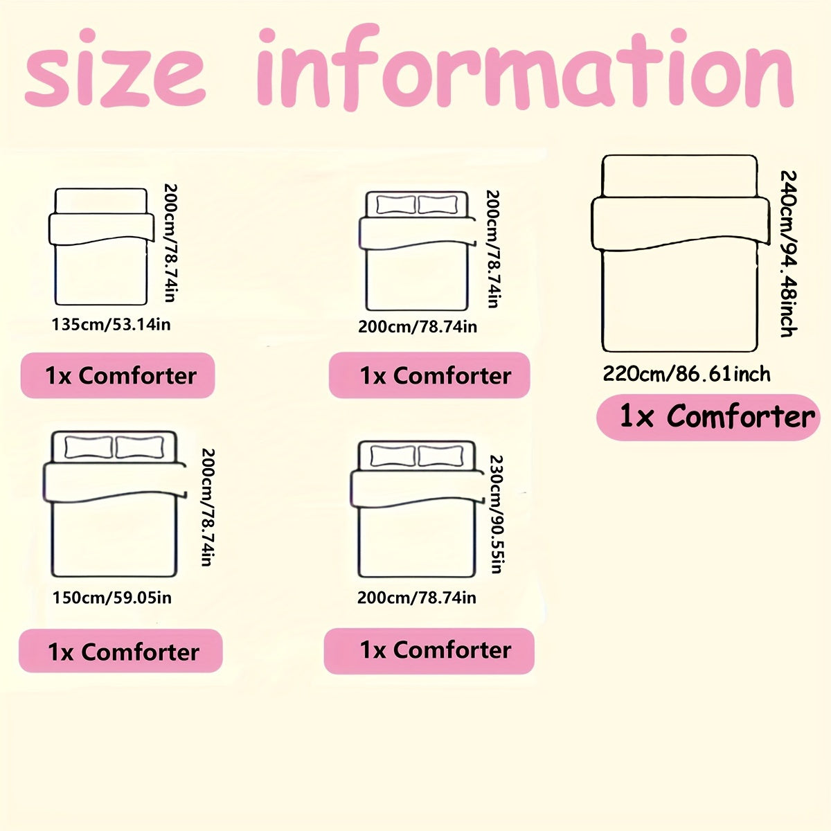 Modern Microfiber Comforter Thick Warm Breathable Solid Color All-Season Bedding