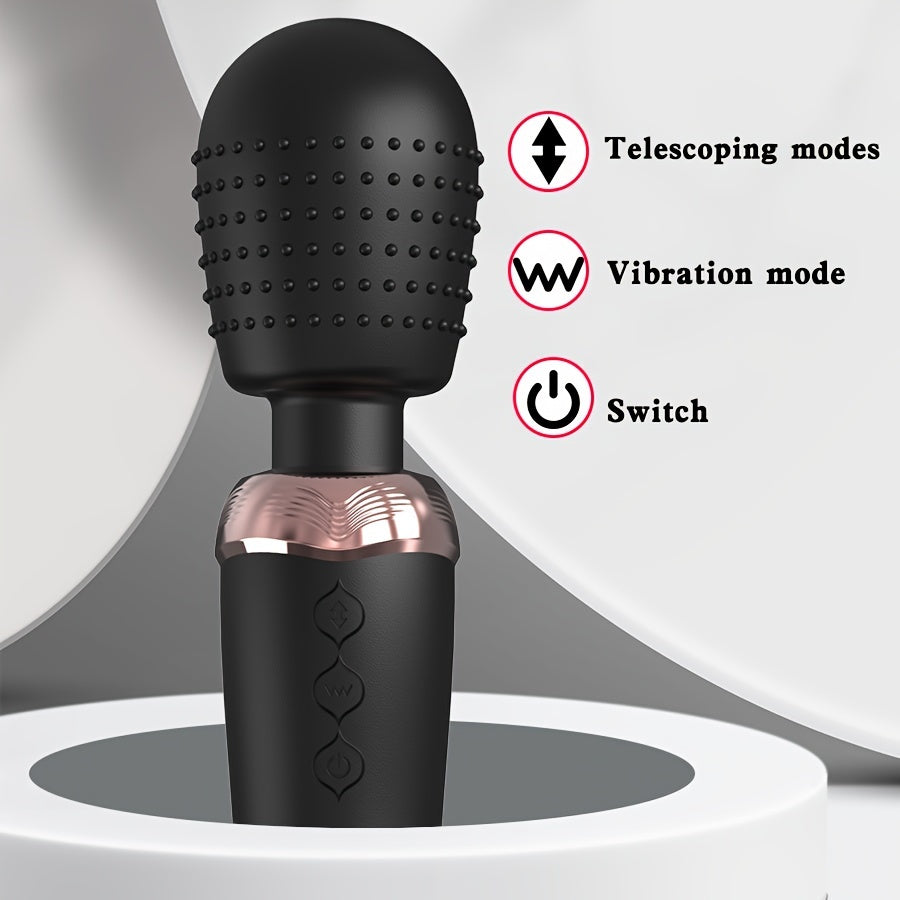 Men va Women uchun Silikonli Thrust Vibrator, Ikki Motorli G-Spot Massager