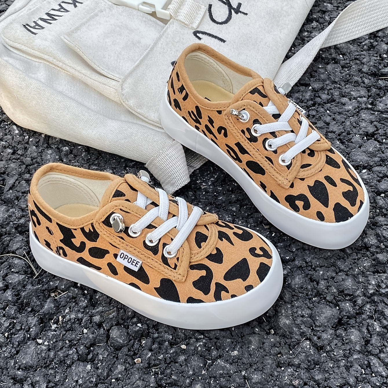 Kids' Canvas Slip-On Sneakers for Boys and Girls Breathable Lightweight Casual Shoes