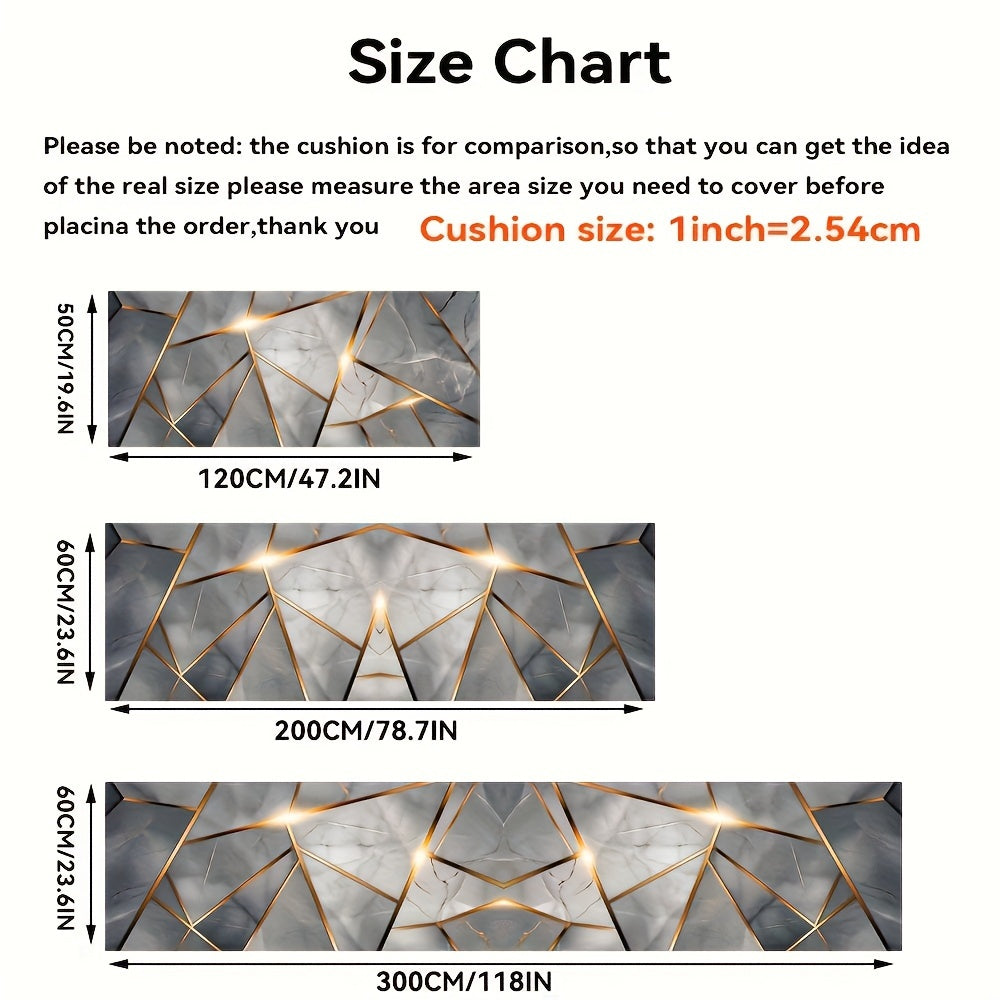 Yagona marmar naqshli gilam, yashash xonasi, yotoqxona, koridor, kir yuvish xonasi, balkon va oilaviy koridor uchun mos. Slidga chidamli va mustahkam, oson parvarish uchun mashinada yuviladi. Zamonaviy san'at dizayni har qanday joyga stil qo'shadi.