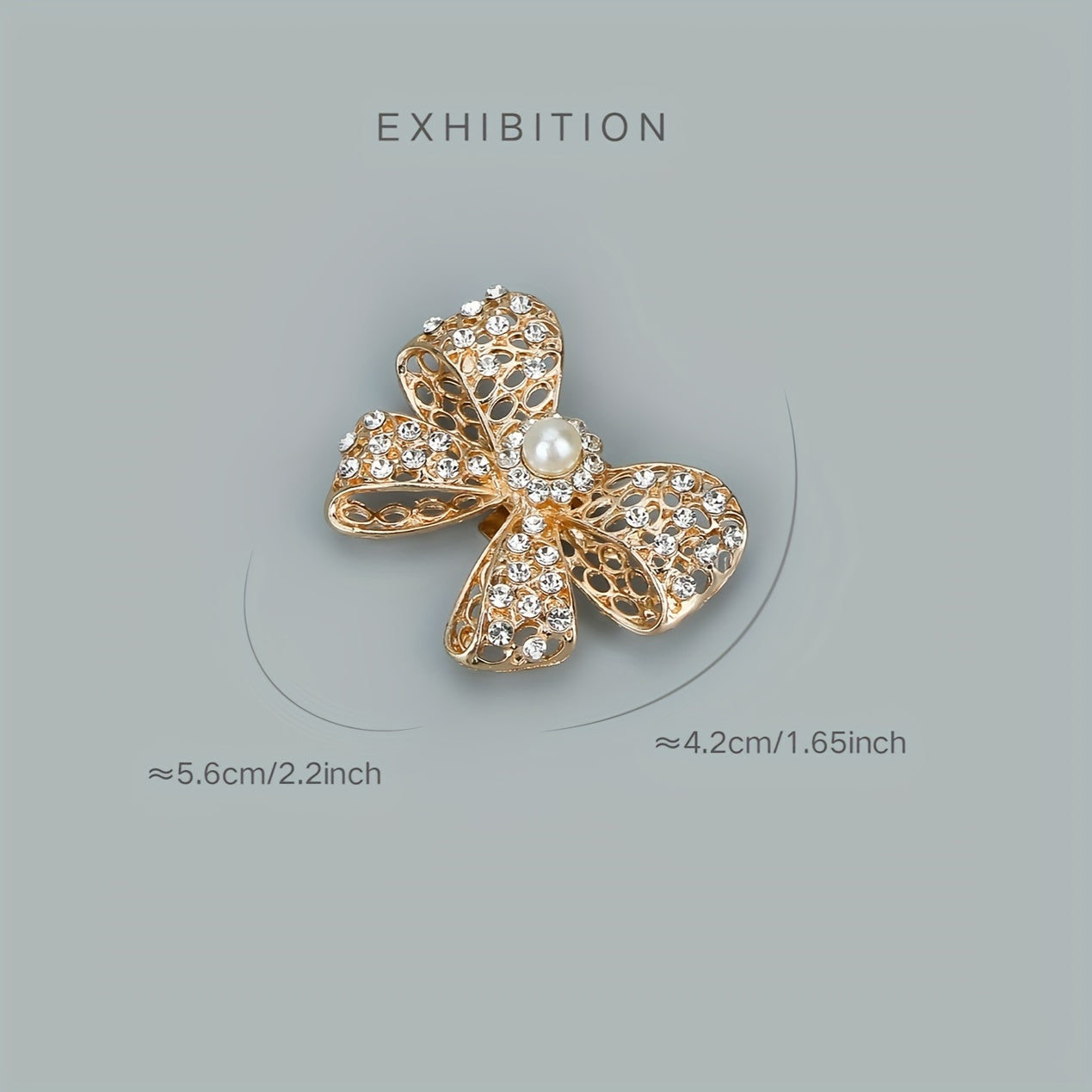 Women's Detachable Bowknot Shoe Buckles for High Heels Decoration