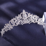 Ayollar va qizlar uchun to'y uchun bridal tiara taqmoq taxtasi, rhinestones bilan barokko dizayni