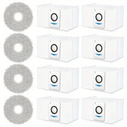 12pcs Vacuum Accessories Kit for Robot Vacuum Cleaner Dust Bags Mops Attachments
