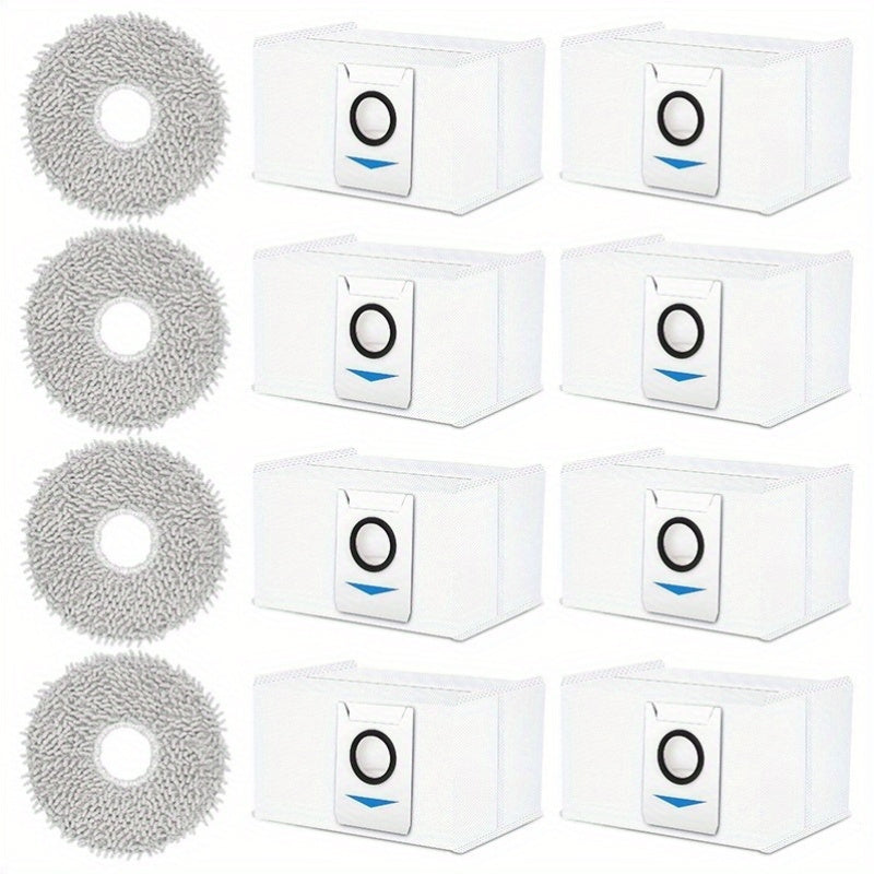 12pcs Vacuum Accessories Kit for Robot Vacuum Cleaner Dust Bags Mops Attachments