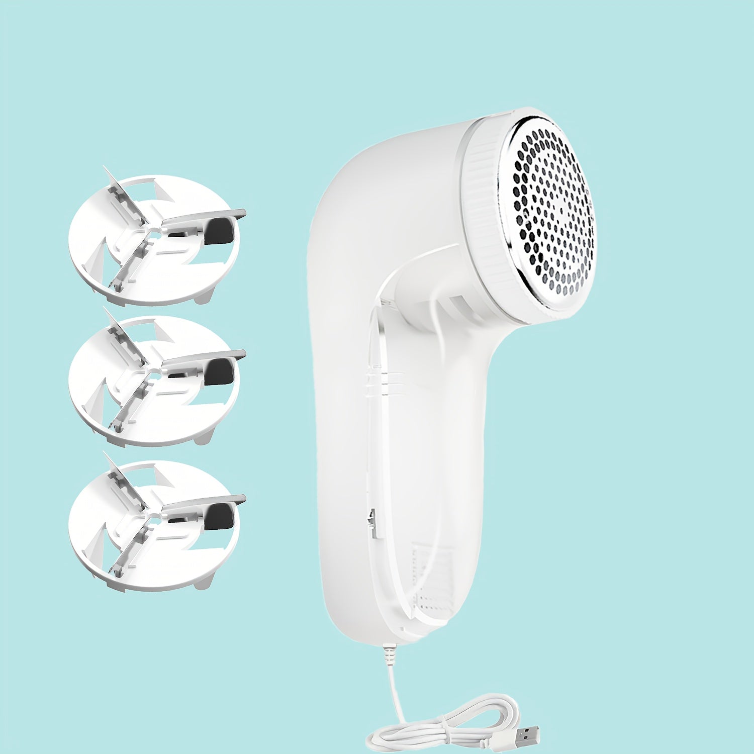 Portable USB Rechargeable Lint Remover for Clothes Furniture Bedding Carpets