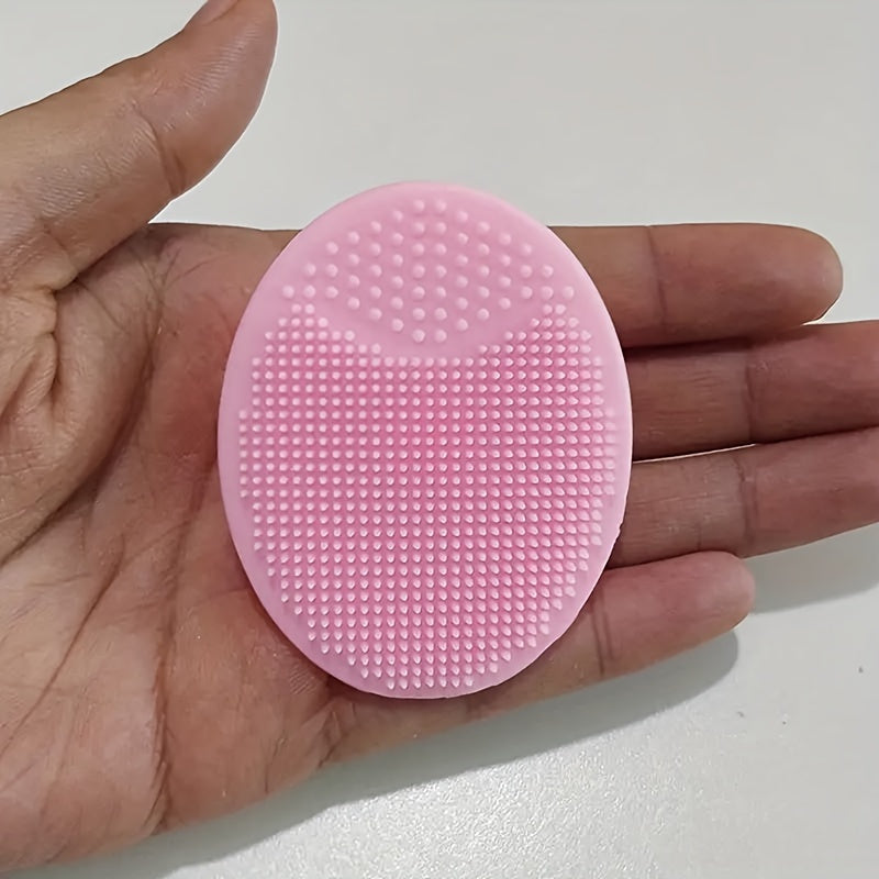 Силиконовая щетка для очищения лица для мягкого удаления черных точек и мытья волос.