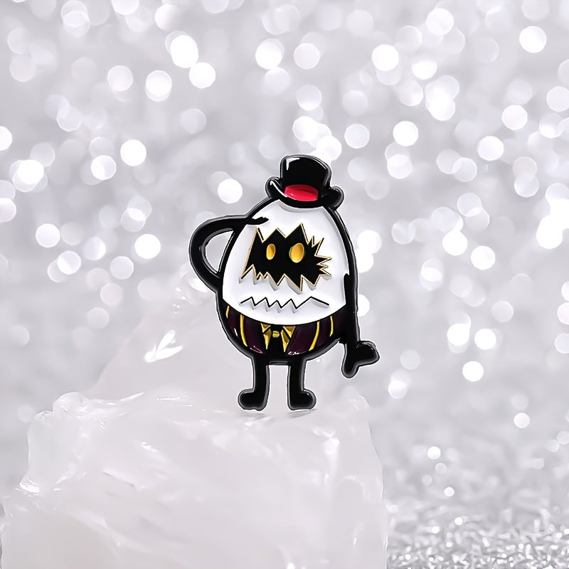 Vampire Bat Enamel Pin for Men Halloween Backpack Hat Brooch Decorative Accessory