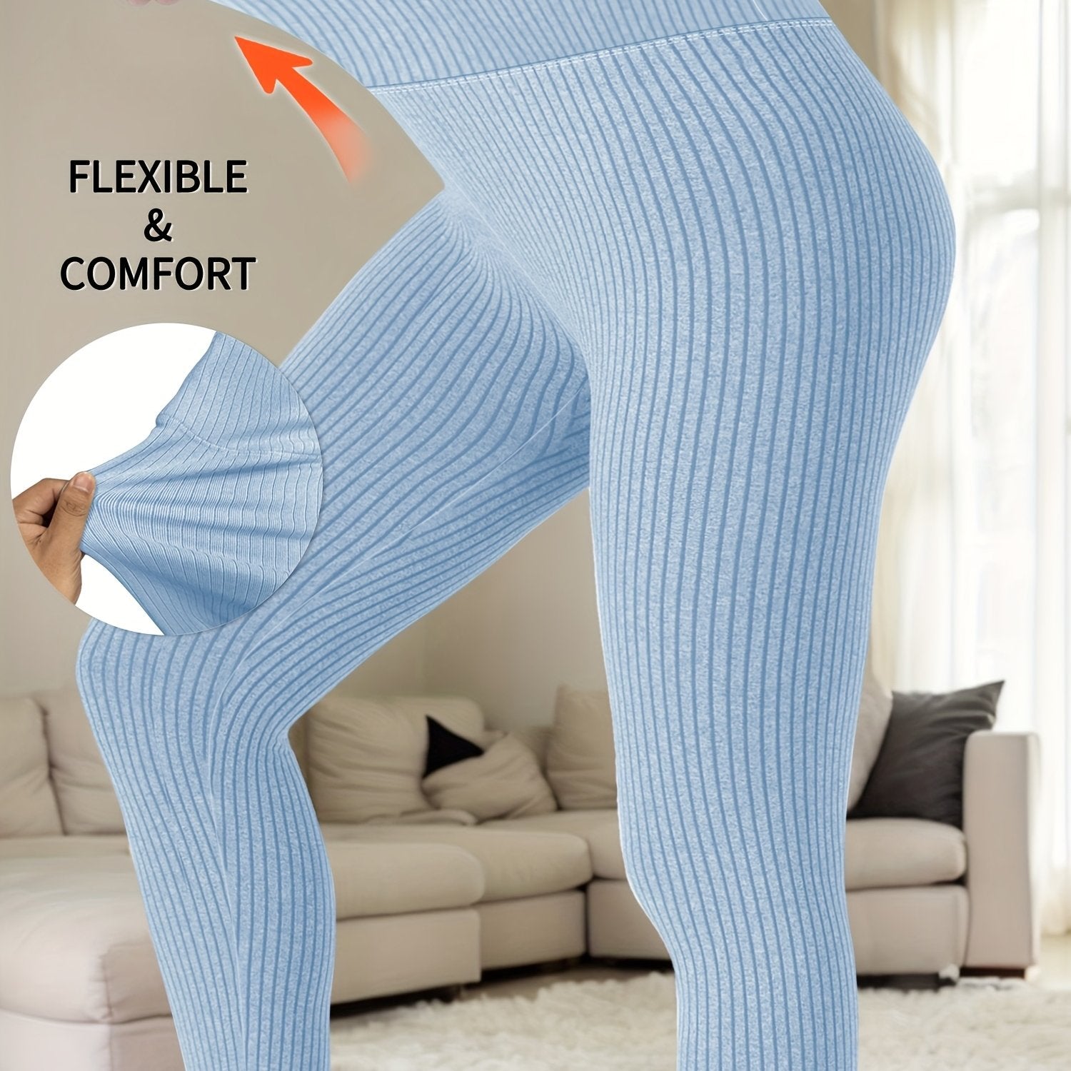 Women's Solid Color High Waist Seamless Yoga Leggings