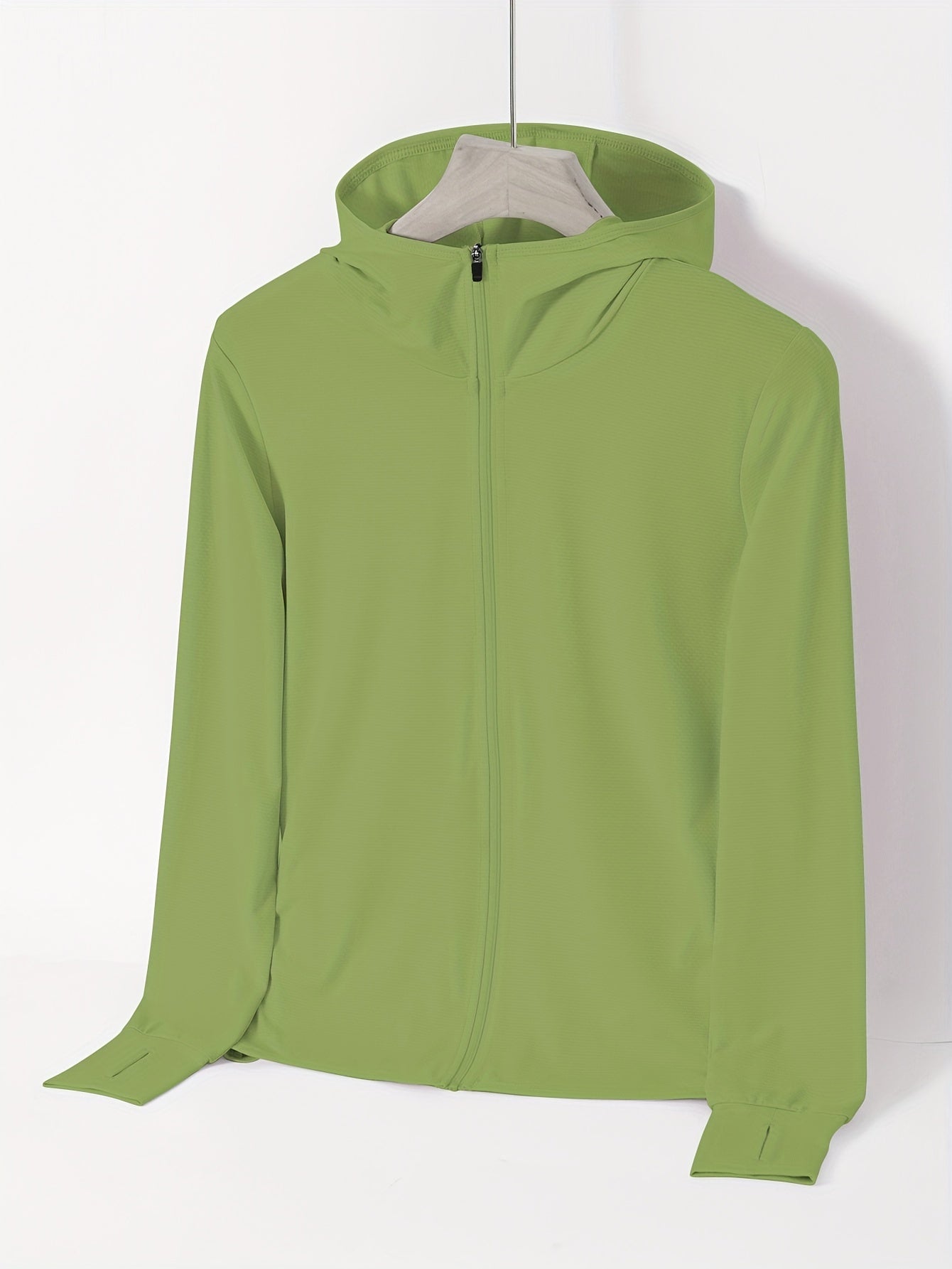Women's UV-Protected Ice Silk Zip-Up Jacket for Summer Outdoor Activities