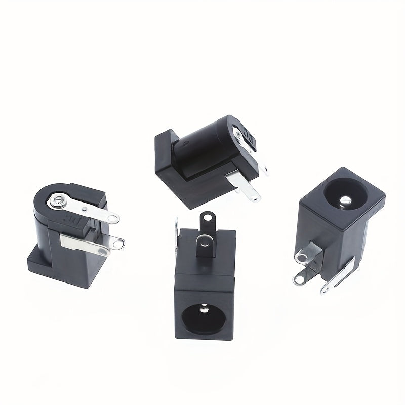 10 Piezas de enchufe de corriente DC universal para guitarra y bajo, conector de 5.5mm x 2.1mm