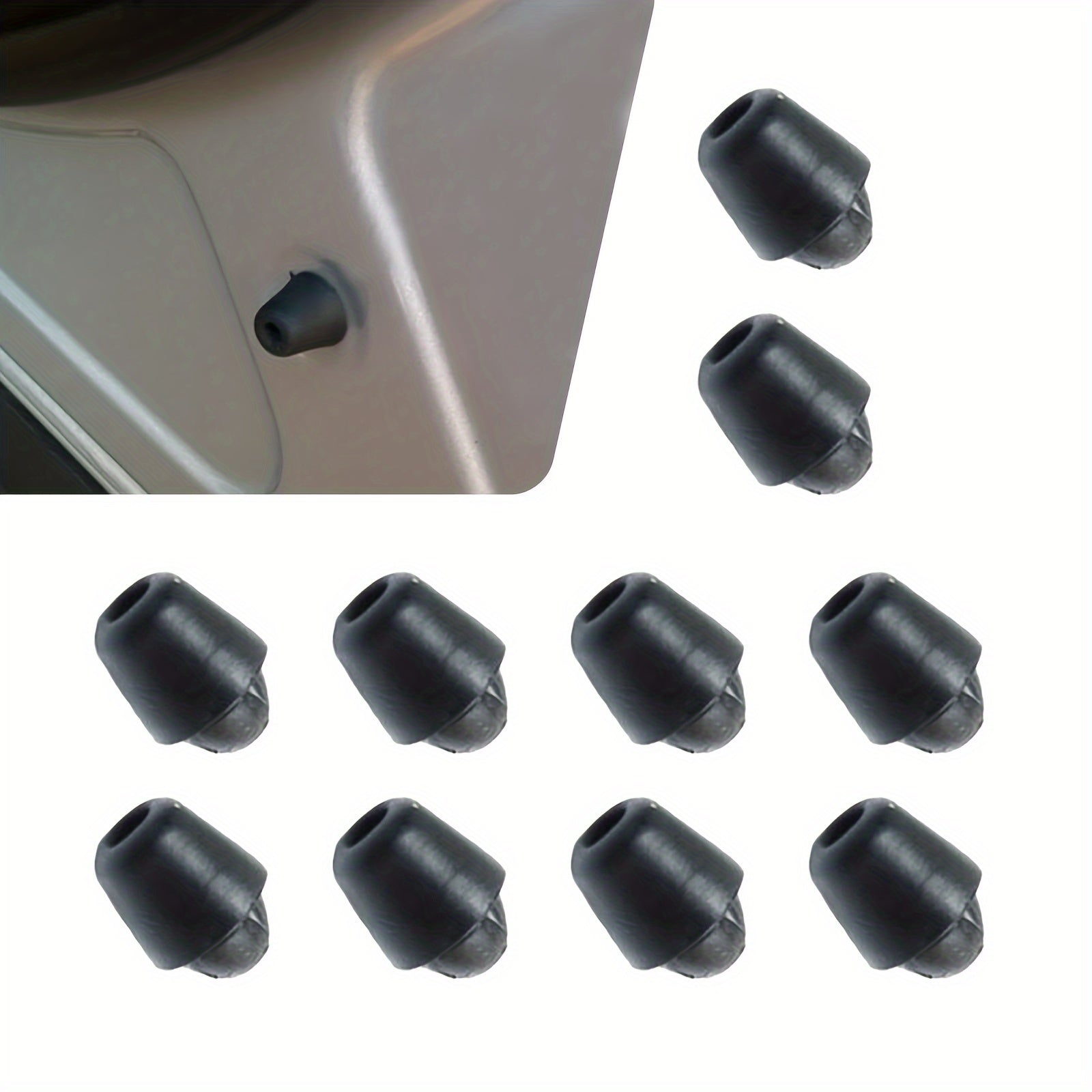 10 dona rezina avtomobil eshigi overslam bumper himoyachilari, avtomobil aksessuarlari