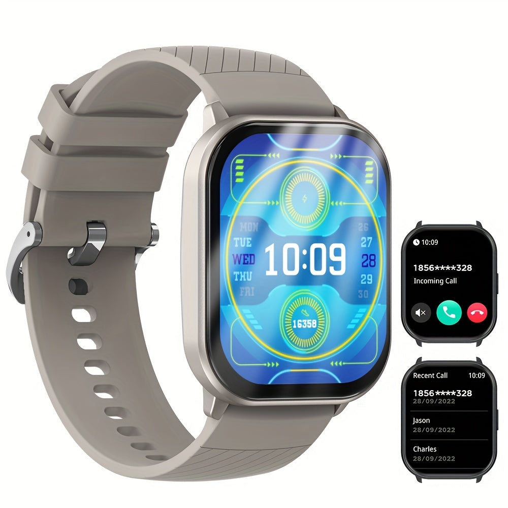 PEJE Aqlli Soat 5.11 sm TFT Sensorli Ekran, Suvga chidamli, Simsiz qo'ng'iroq qilish, 100+ rejim bilan Sport Fitness Kuzatuvchi, 280mAh qayta zaryadlanadigan batareya, Silika Gel Kamar, JL7012F6 Chip, 240p