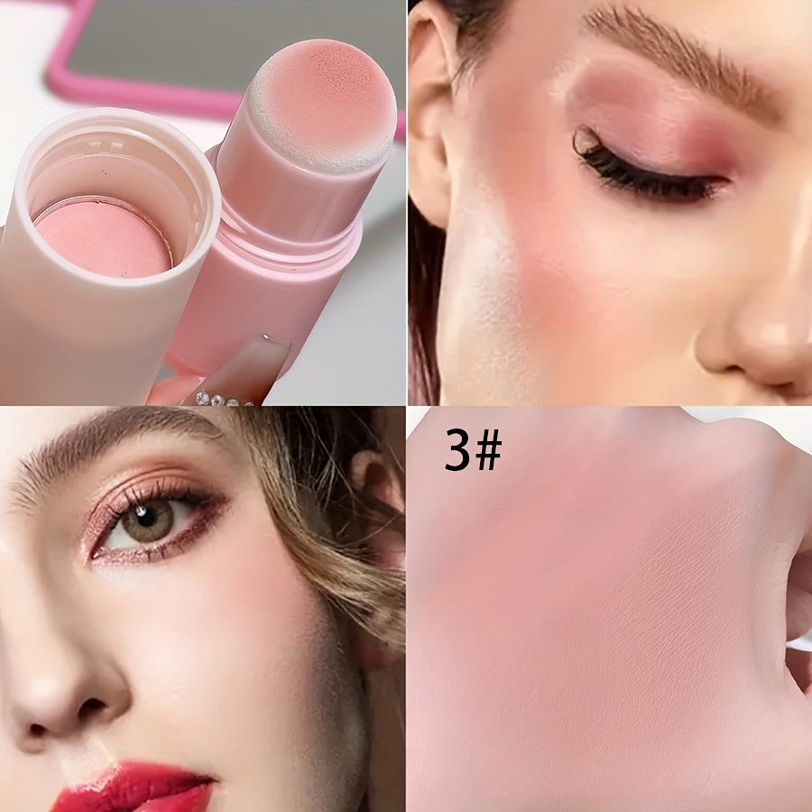 Women Waterproof Matte Blush Stick Long-Lasting Natural