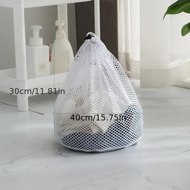 Mesh Laundry Bag with Drawstring for Delicates Socks and Underwear Durable Organizer
