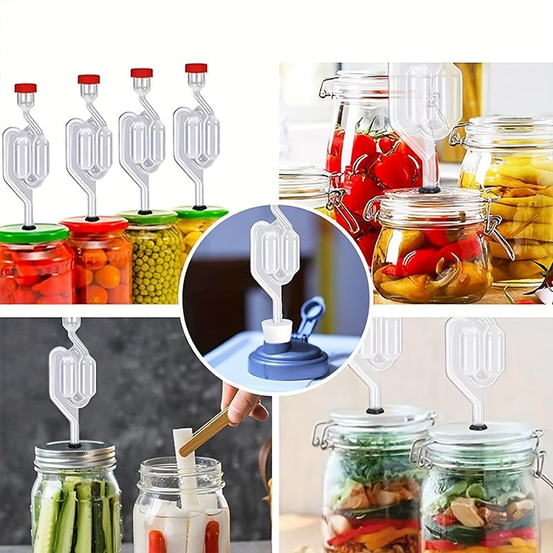 1 to'plam ikki havo qulflari pivo va vino fermentatsiyasi uchun.